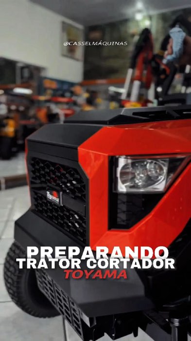 ￼Trator Cortador de Grama Dirigível 4 Tempos à Gasolina 19.5 HP TLT42 TOYAMA. #viral #shopee #Toyama #trator #cortadordegrama