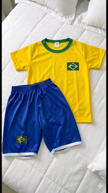 Conjunto do Brasil  #brasil #Brasil #conjunto #intantil #camisa #calçao #copa