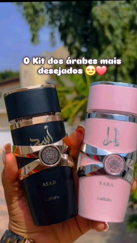 Kit Perfume Árabe Masculino e Feminino #perfumefeminino #perfumemasculino #perfumearabe