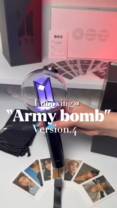 ARMY BOMB VER.4 BTS🫰🏼🥰#armybombBTS #armybomb4 #bastaodeluzbts #bastaodeluz #BTSOficial #lightstick #army #ArmyBombVer4 #armybomb #bts