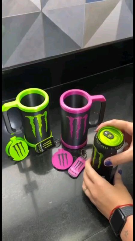 Porta Lata Monster 💚 Lindo + útil + geladinho 😍 #Promoção #Achadinhos #Shopee #queroUm