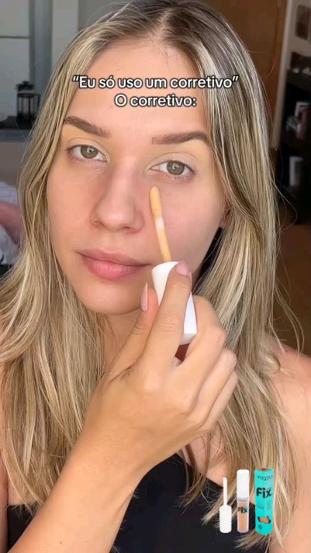 Corretivo Líquido Fix Soft Matte Vizzela - Todas As Cores Alta Cobertura #corretivo #make #vizzela #fix #matte #viral #fy #promo #olheira #pele