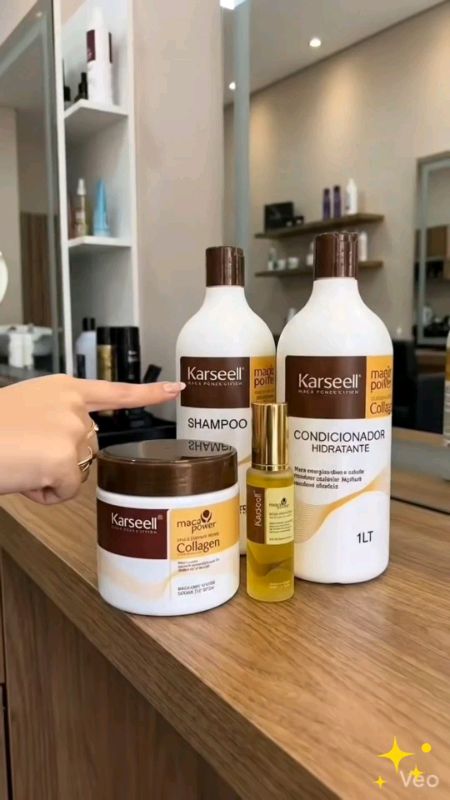 Kit Completo Karsell tratamento capilar. #kittratamentocapilar #kitkarseell #karseell #