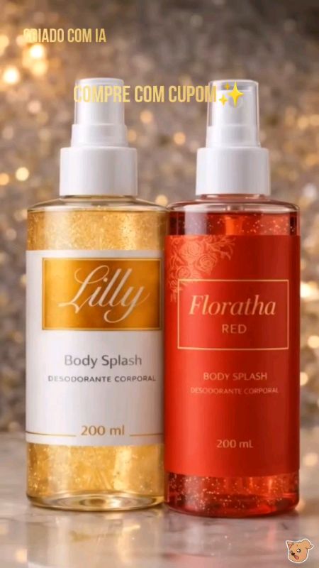 Kit Body Splash pós banho #bodysplash #banho USE O CUPOM ✨