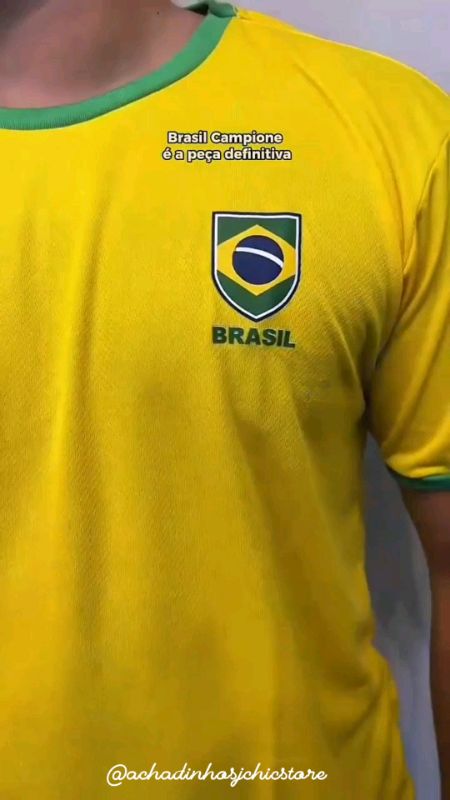 Camisa do Brasil #camisadobrasil #camisadobrasilmasculina #torcedor #Brasil