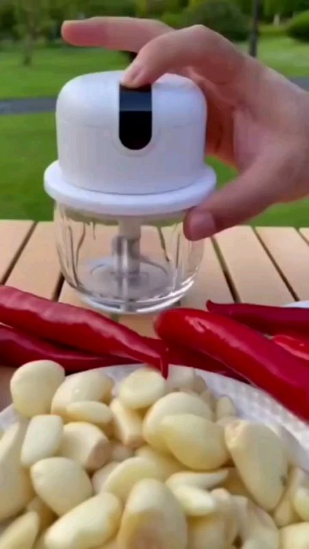 Mini processador elétrico #processador#alimento#cozinha#decoracao