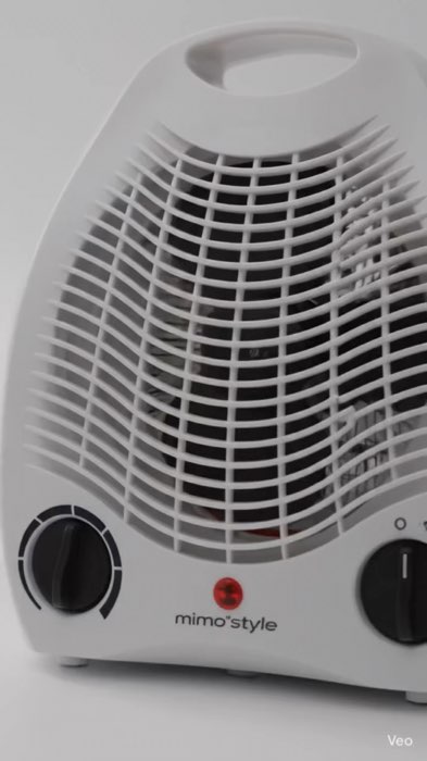 ￼Aquecedor Elétrico Portátil 1500W Ar Quente Inverno #aquecedor