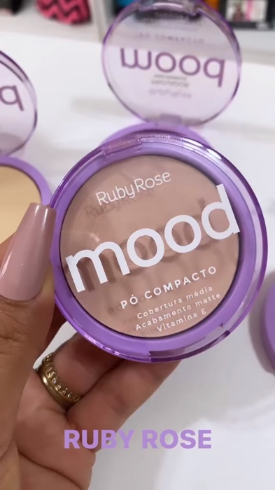 Pó compacto mood ruby Rose #pocompacto #mood