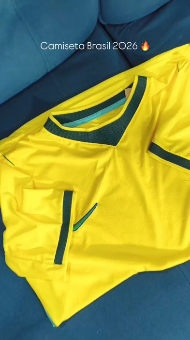 Camiseta Brasil 🔥#qualidade #copa2026 #brasilcampeao #copadomundo #Hexa #viral #ShopeeVideo #viralcopa #shopeecopa