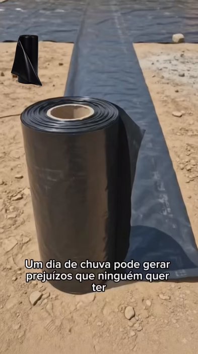 Adicione no carrinho👆🏻 Lona Plástica Preta 8x20m 200 Micras Pesada #LonaPreta8x20 #Lona200Micras #ProtecaoPesada #ObraSemPrejuizo