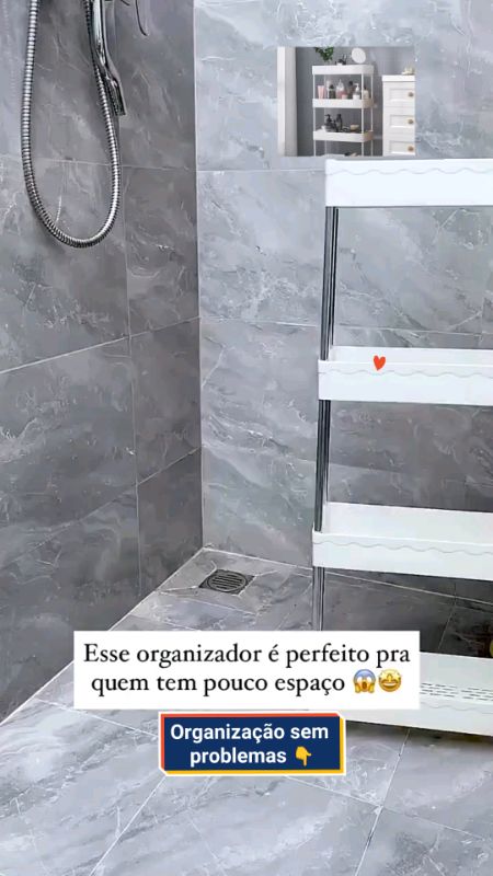 Armário Carrinhos Organizador Carrinho de Objetos Multiuso 4 Andares com Rodinhas #carrinhoorganizador #carrinhomultiuso #carrinhodeandares
