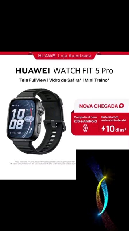 HUAWEI Watch Fit 5 Pro: ECG, 64GB e Tela AMOLED! Compre Já!  #HuaweiWatchFit5Pro  #HuaweiWatch  #SmartwatchHuawei  #WatchFitPro  #RelogioInteligente