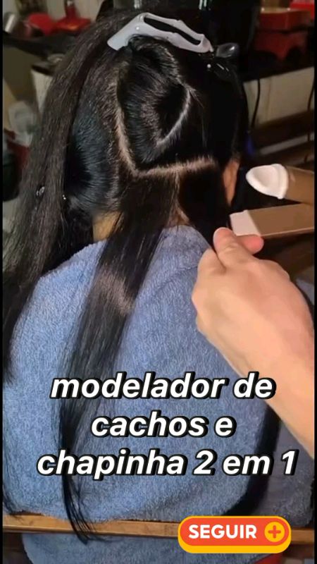 modelador de cachos e chapinha 2 em 1 bivolt #modeladordecachos#cabelos#cachos