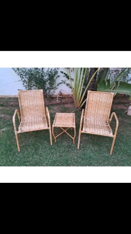 jogo 02 cadeiras e mesa de centro jardim área externa COR CAPPUCCINO estrutura aço reforçado CLFSTORE#MESAAREAEXTERNA #conjuntomesacadeira #cadeira