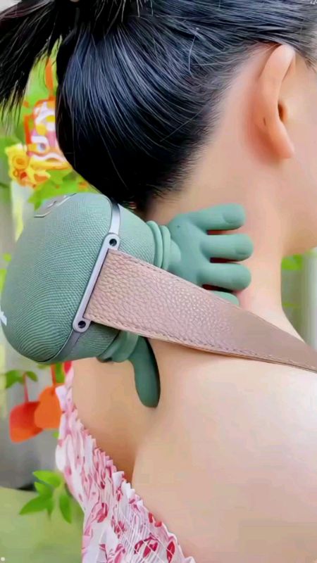 Massageador De Pescoço Elétrico Tecido Profundo 4D Amassar Simulado Mão Humana Para Ombro Alívio Muscular Relaxar