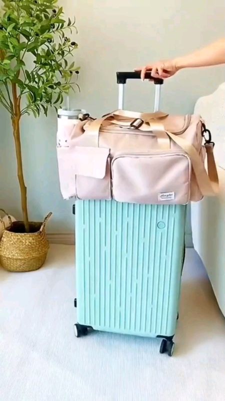 bolsa mala de viagem multifuncional de grande capacidade #viagem #bolsa #bolsaimpermeavel #achados #academia