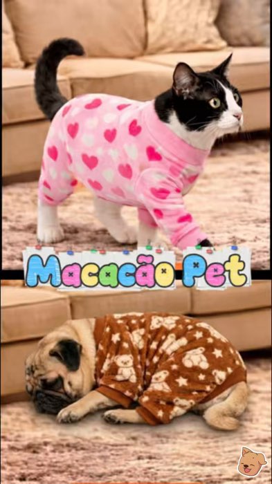 Macacão Pet Ultrasoft Roupa para Cachorro Inverno Pequeno Porte Super Quentinho #macacaoparapet #pet #roupadepet #roupaparapet #roupinhadepet