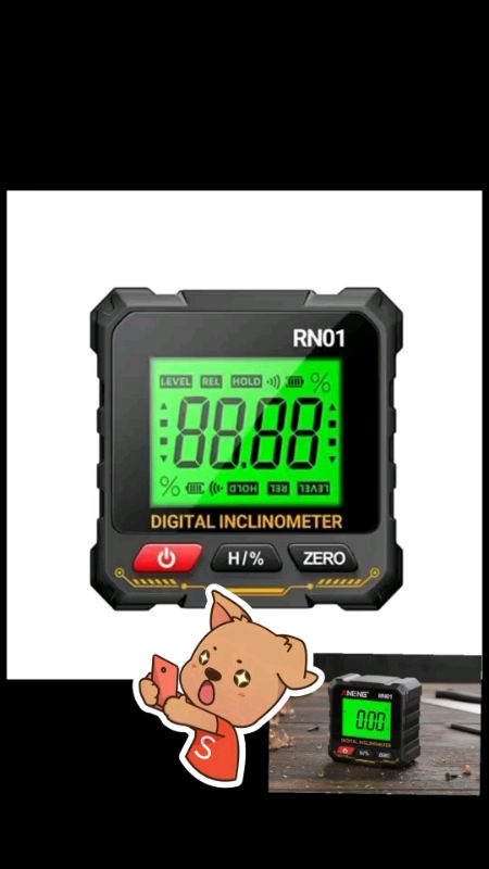 mini nível digital laser com medidor 360 de ângulo#inclinometro#medidordeangulo#goniometro#transferidor#niveldigital#publi#masterpiece#medidordeangulo