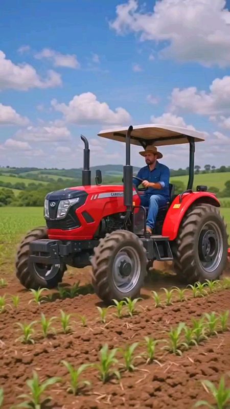 Trator Agrícola 4x4 25Ho com Direção Hidráulica #acheinashopee #shopee #tratoragricola #trator #agricola