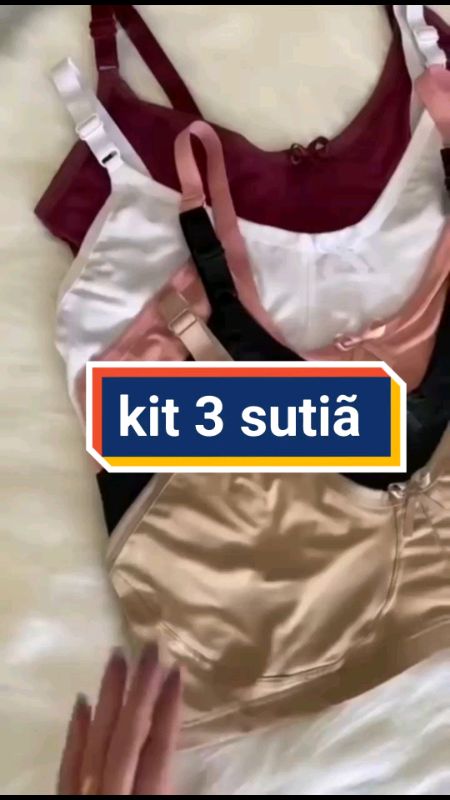 kit 3 sutiã para amamentação #sutia #amamentaçao #mulher #mae #parto #sutiaamamentaçao