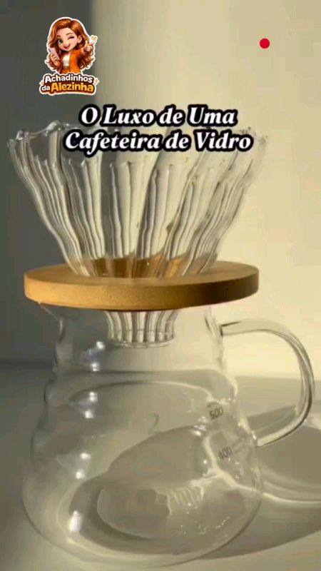 #cafeteiradevidro #coadordecafedevidro