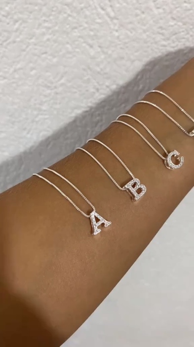 #colar #moda#feminino#lindo#letras