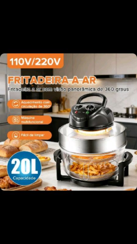 Fritadeira elétrica Sem óleo - #fritadeirasemoleo #airfrayer #cozinha #viral #achadinhos