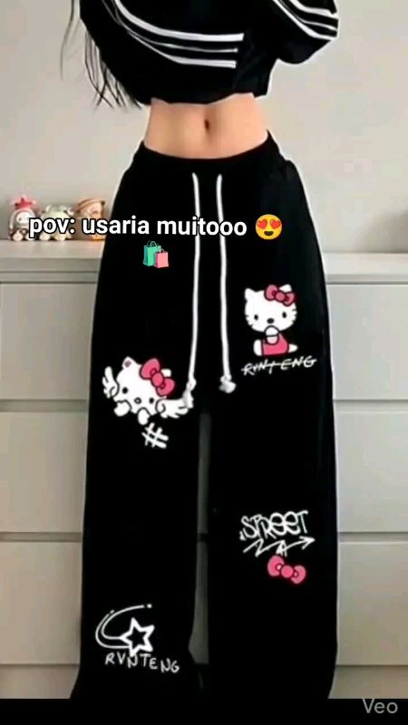 calça moletom#moletom  #confortavel #estilosa #perfeito