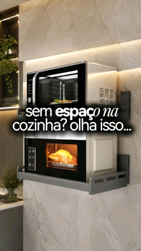 MEIDOO Suporte para forno de micro-ondas,suporte de cozinha multifuncional. #suporteparaforno #suportedemicroondas #suportemultifuncional #meidoo#ia