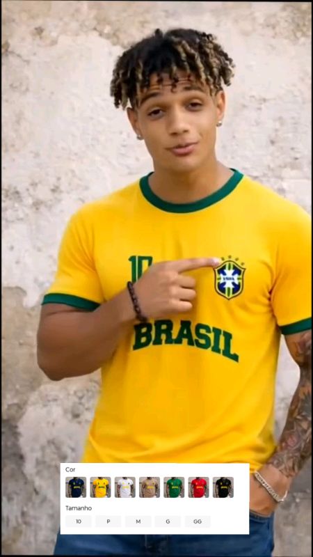 Camiseta Masculina do Brasil #blusadobrasil #camisetadobrasil #camisetamasculina #modamasculina #brasil #copadomundo2026