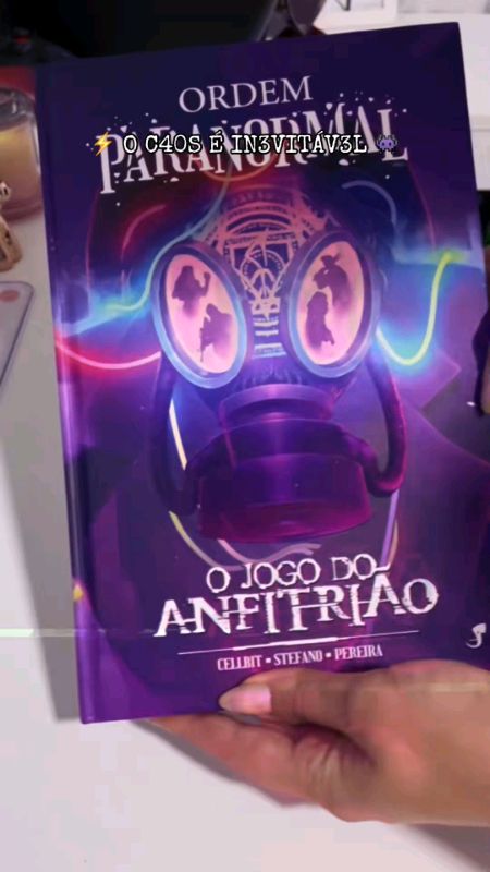 HQ Ordem Paranormal- O Jogo Do Anfitrião #hq #quadrinho #ordem #Paranormal #barato #livro #nerd #geek #cellbit #jogo #anfitrião