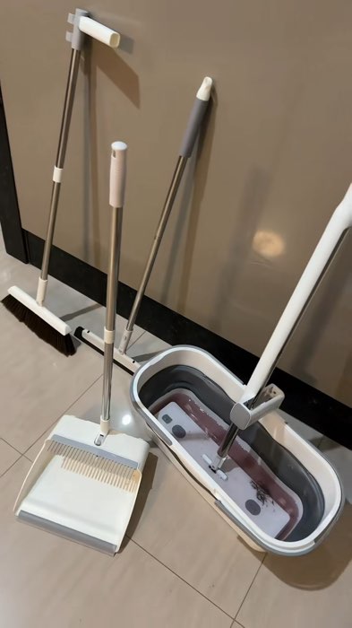 Kit 5 Ferramentas Mágica De Mop #vassoura #limpeza #casa #limpar #kit #compras #shopee #rodo #pa #vassourinha #viral