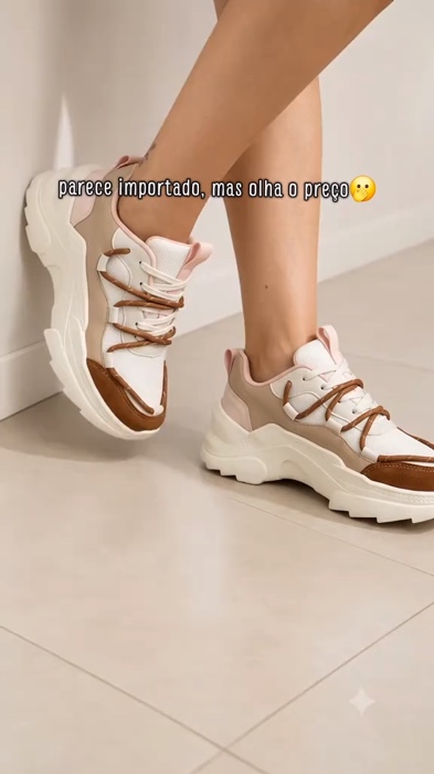 Tênis Feminino Sneaker Confortável #tenisfeminino #tenismoda #tenis #moda #tenisconfortavel #feminino