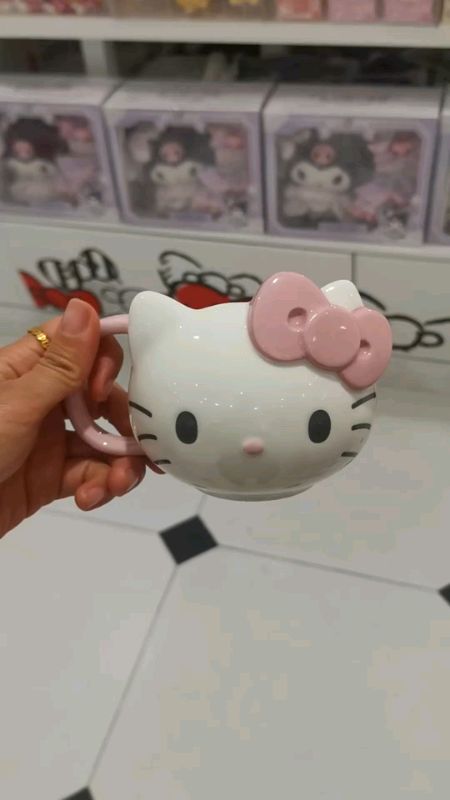 🩷🛒 | Caneca de Cerâmica Hello Kitty #sanrio #caneca #hellokitty