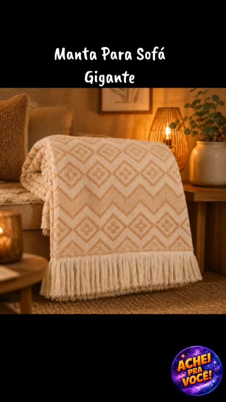 Manta Para Sofá Gigante ATE 3,00x2,25m Grande 100% Algodão Premium  Capa Protetora Decorativa Elegante #manta #sofá #algodão #capa #decorativa #sala