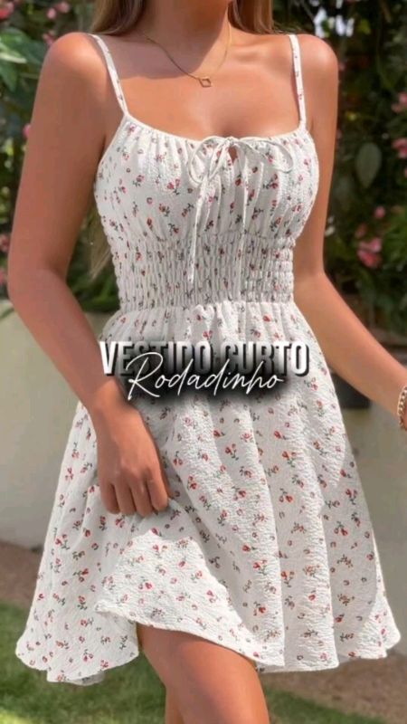 vestido curto rodadinho verão #vestidoverao #VestidoCurtoRodado #vestido #vestidolatex