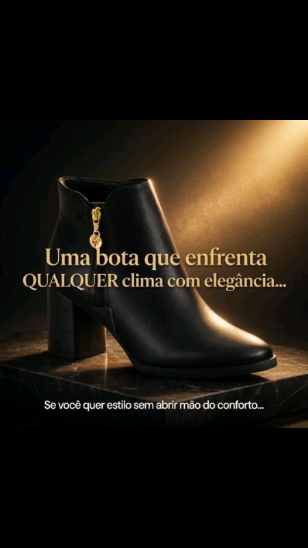 Bota Coturno Cano Curto Modare Ultraconforto Salto Bloco Médio#botafeminina #lookestiloso #modafeminina #tendencia #outfitdodia #botacurta #fashion202