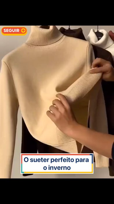 Kit 3 Blusa Térmica Feminina    #sueter #frio #cacharrel #shopee