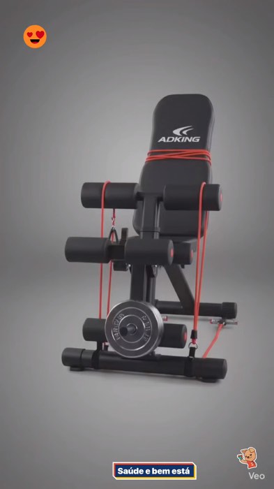 #banco #Banqueta #musculação #academia #regulável #carga400kg #viral #fyp