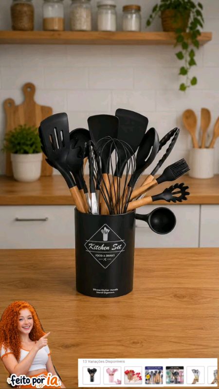 utensílios silicone cozinha