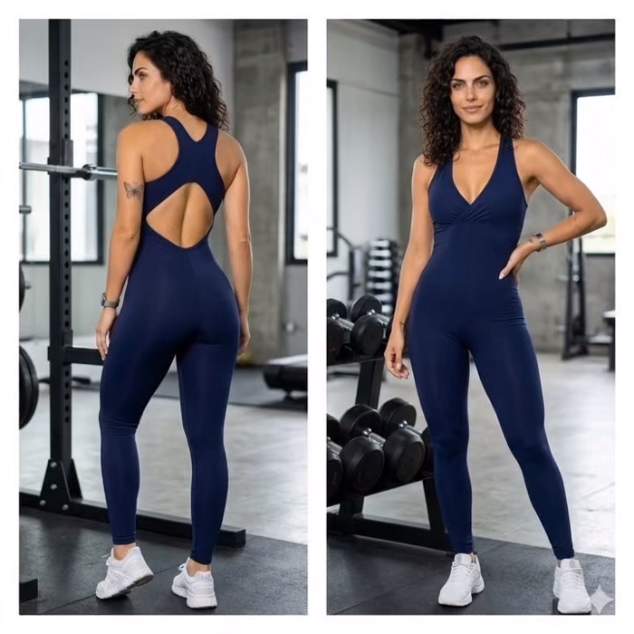 Macacão fitness academia #macaçao #feminina #...