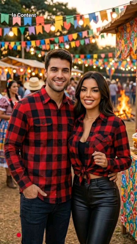 💥Olha esse conjunto de camisa xadrez para você arrasar nas festas juninas com seu par!! 😍🔥 #conjuntocamisasxadrez #camisasxadrez #casal #publi
