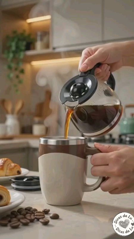 Caneca Misturadora Eletrica #CanecaMisturadora #Café #TikTokMeFezcomprar  #UtilidadesDomésticas #ofertas7.7