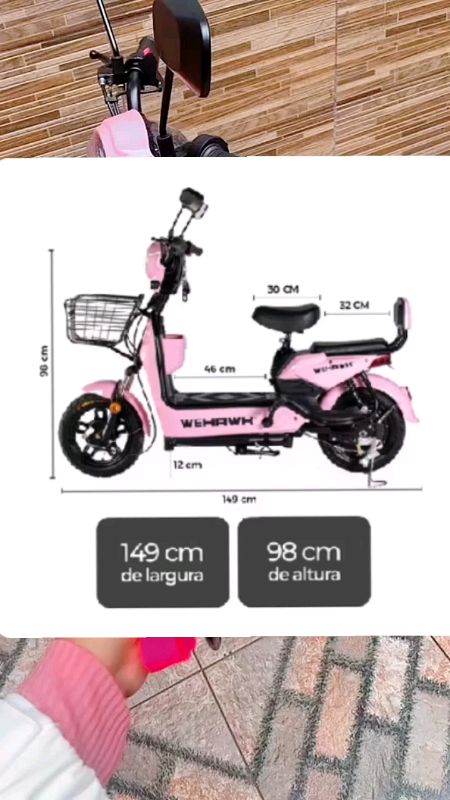 Bicicleta Elétrica Scooter | Bicicleta Elétrica Adulta | Bicicleta Elétrica WeHalk. #scooter #1000W #baterialitio #wehalk #blackfriday #saopaulo #Tecn