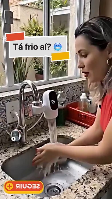 Torneira Aquecida para o inverno