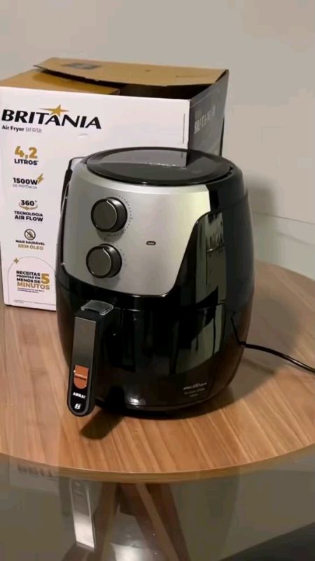 #fritadeirasemoleo #airfryer #airfryerbritania #fritadeiraeletrica