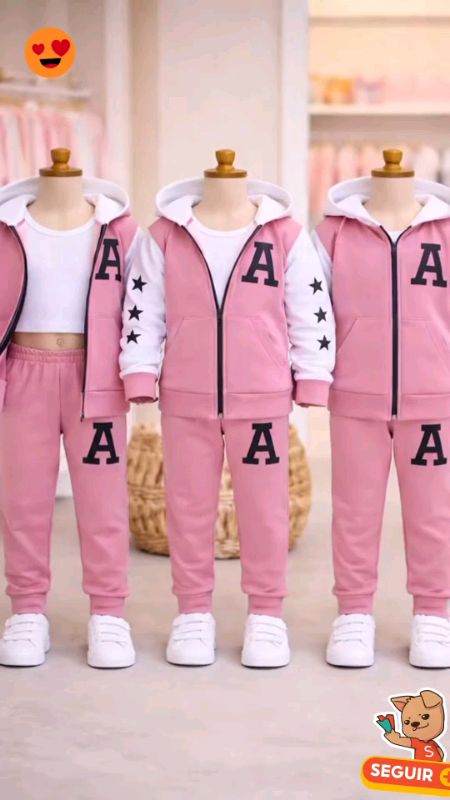 #Conjunto #Infantil De #Moletom feminino Quentinho