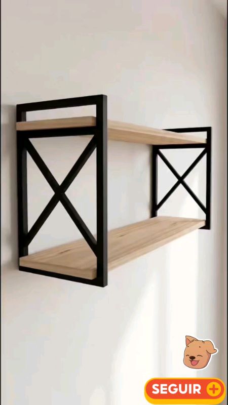Prateleira Estilo Industrial - Não Enferruja - Não Descasca Pintura#prateleiraestiloindustrial#achadinho