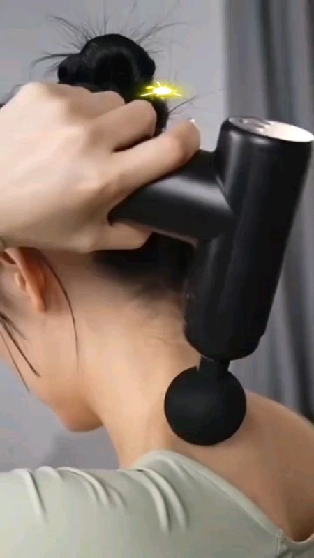 Massageador elétrico profissional muscular #Massageador #elétrico