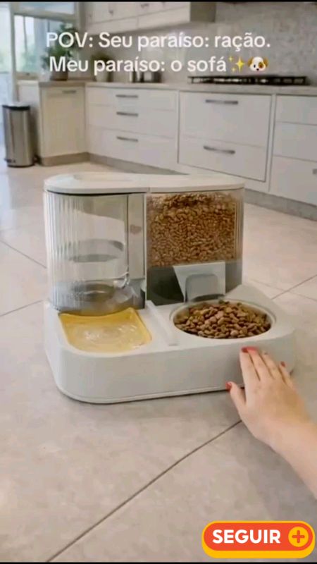 Comedouro e Bebedouro Automático Premium para Pets e Gatos #comedouroebebedouro #comedouroautomaticopet #bebedouroautomaticopet #pet #gato #petshop